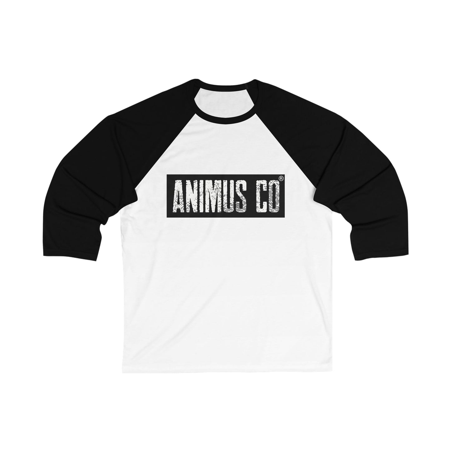 Animus Co. - 3/4 Sleeve Baseball Sleeve - Black