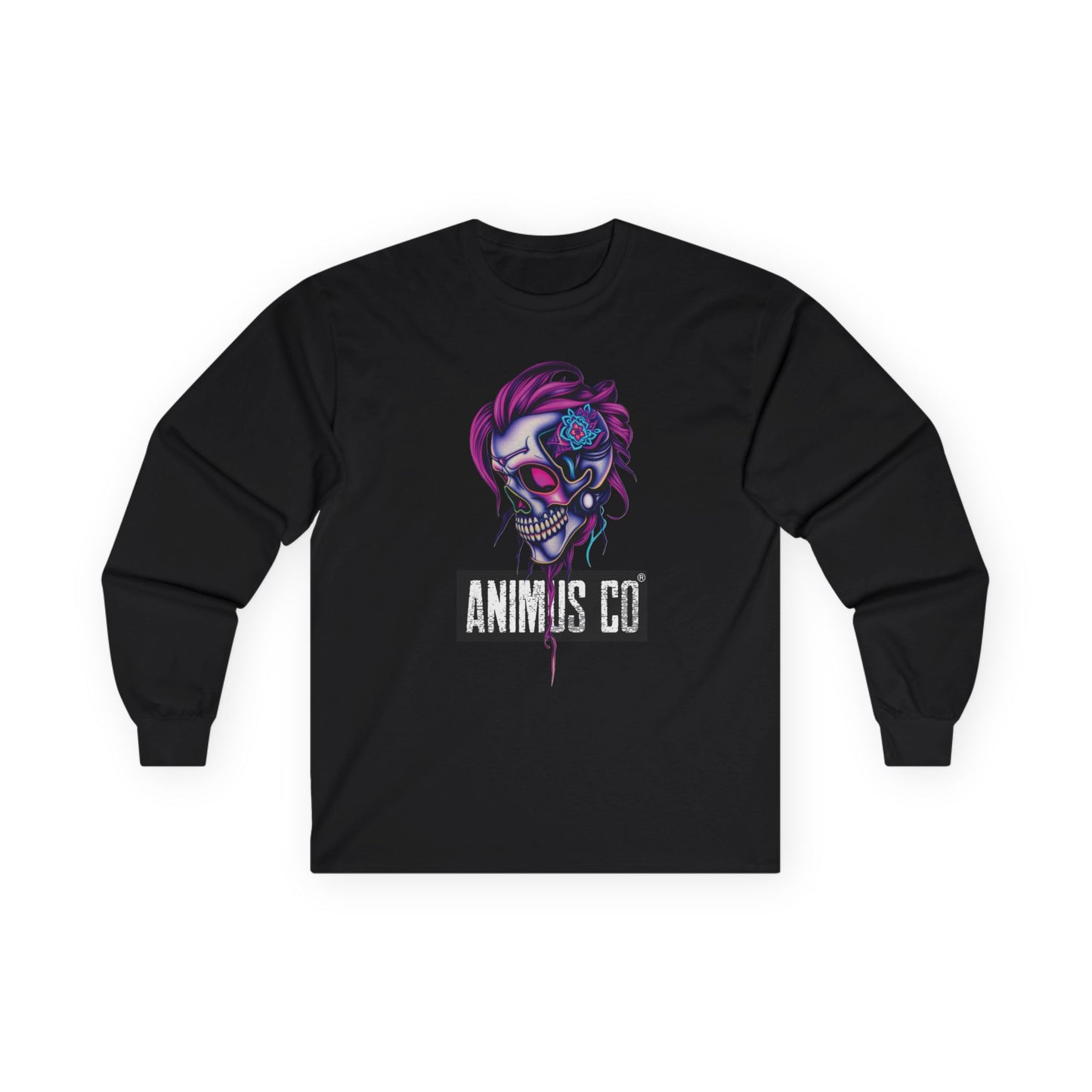 Neon Skull - Long Sleeve Tee