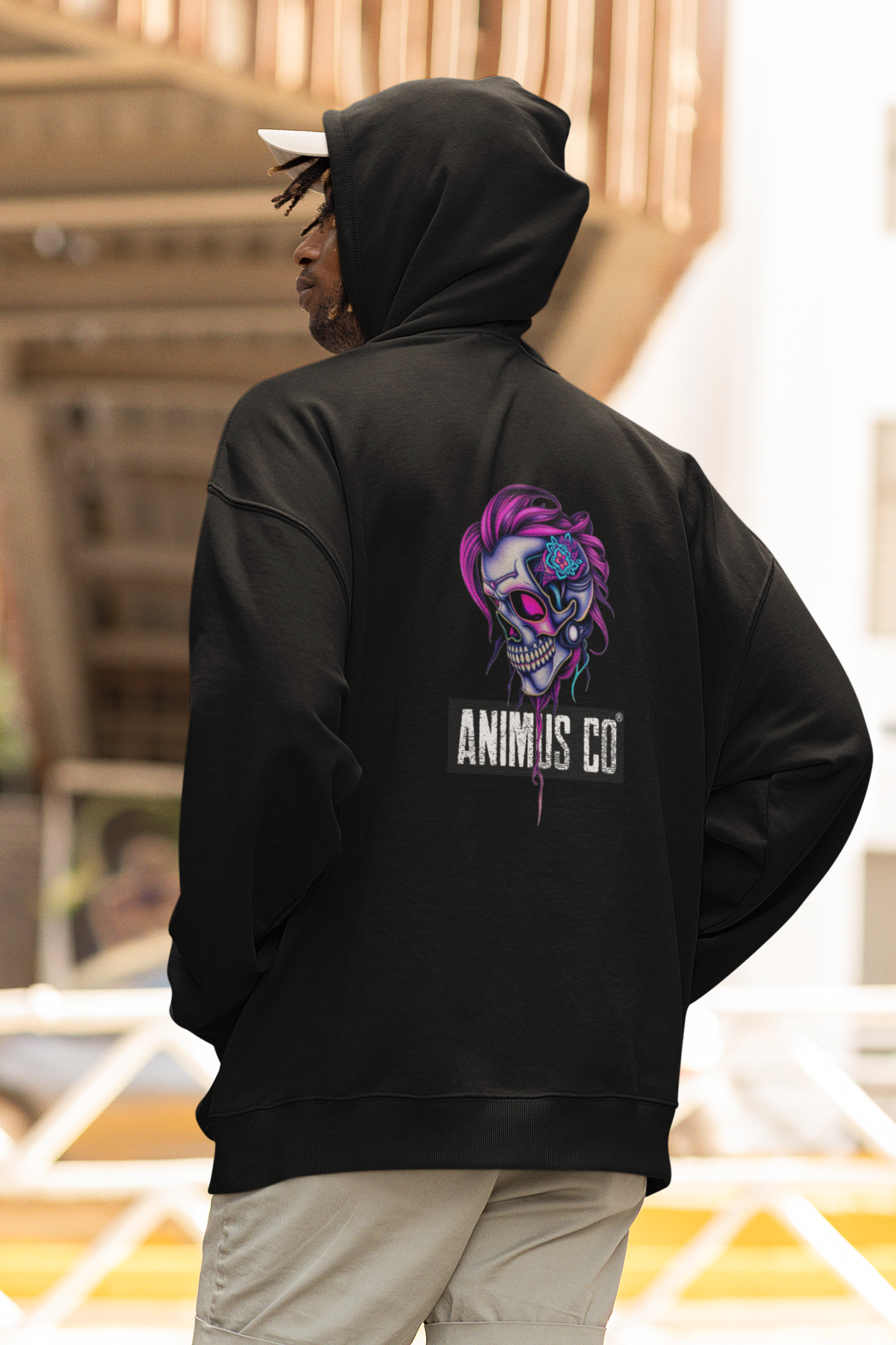 Neon Skull - Hoodie